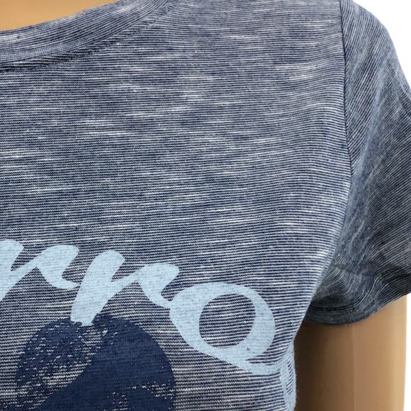 Disney Boutique XS Blue Space Dye Mickey Mouse Churros & Ice Cream Tee Shirt - Picture 6 of 9